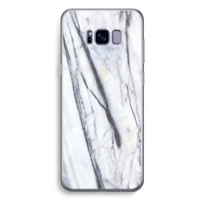 Gestreepte marmer: Samsung Galaxy S8 Plus Transparant Hoesje