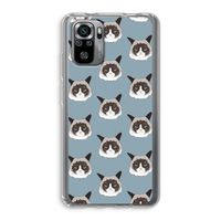 It's a Purrr Case: Xiaomi Redmi Note 10S Transparant Hoesje