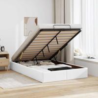 Bedframe zonder matras 120x200 cm kunstleer wit Bedframe zonder matras 120x200 cm kunstleer wit