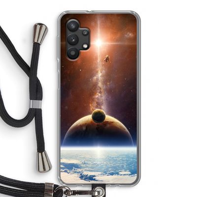 Omicron 2019: Samsung Galaxy A32 5G Transparant Hoesje met koord