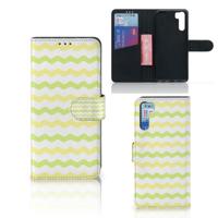 OPPO A91 | Reno3 | Telefoon Hoesje | Waves Yellow