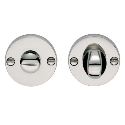 Hardbrass Tonda toilet-/badkamersluiting 8mm - nikkel