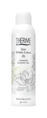 Zen white lotus foaming shower gel