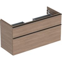 Geberit iCon wastafelonderkast 118.4x61.5x47.6cm 2 lades met softclose Spaanplaat Eiken 502.306.jh.1