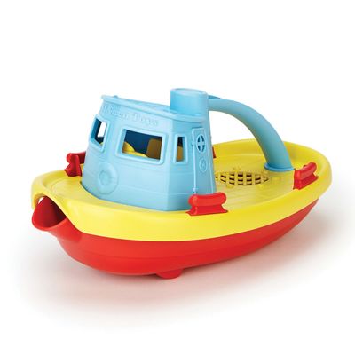 Green Toys sleepboot blauw/geel