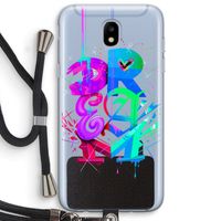 Dream: Samsung Galaxy J5 (2017) Transparant Hoesje met koord Dream: Samsung Galaxy J5 (2017) Transparant Hoesje met koord