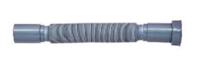 Kirchhoff ECO-SAVE kunststof aansluitbuis, grijs, 1 1/2" IT x 40 mm, flexibel 325-830 mm - 98836849