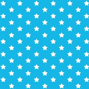 Decoratie plakfolie blauw met sterren 45 cm x 2 meter zelfklevend   -