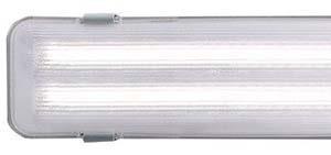Nordlux LED SWD Armatuur WORKS met 2x LED tube 10W 4000K wit 60cm - 4804265