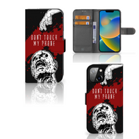 Apple iPhone 14 Portemonnee Hoesje Zombie Blood