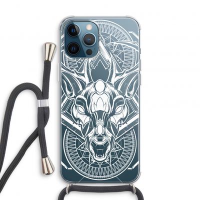 Oh Deer: iPhone 12 Pro Transparant Hoesje met koord