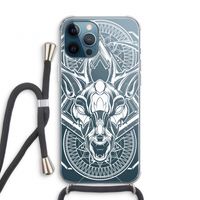Oh Deer: iPhone 12 Pro Transparant Hoesje met koord