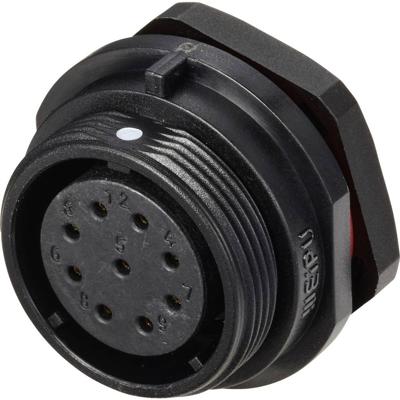 Weipu SP2112 / S 9 Ronde connector Bus, inbouw Totaal aantal polen: 9 Serie (ronde connectoren): SP21 1 stuk(s)