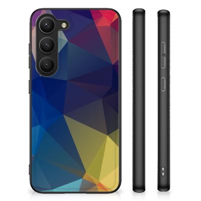 Samsung Galaxy S23 Backcover Polygon Dark