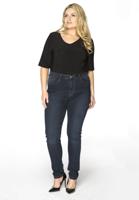Yoek Shaping skinny jeans 5p | Donker Blauw | Maat 56