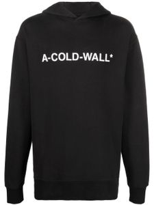 A-COLD-WALL* hoodie à logo imprimé - Noir