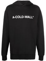 A-COLD-WALL* hoodie à logo imprimé - Noir