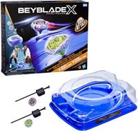 Beyblade X Drop Attack Battle-set met Beystadium, 2 rechtsdraaiende speeltollen en 2 launchers Beyblade X Drop Attack Battle-set met Beystadium, 2 rechtsdraaiende speeltollen en 2 launchers