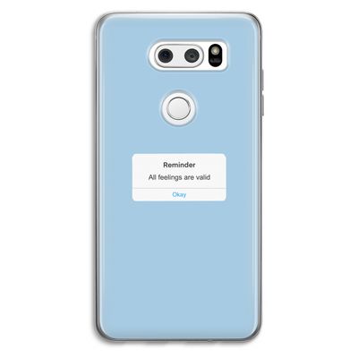 Reminder: LG V30 Transparant Hoesje