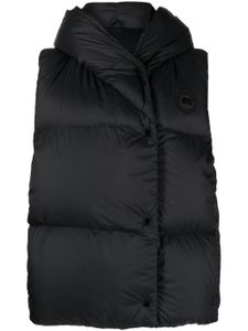 Canada Goose gilet matelassé Rhoda à capuche - Noir