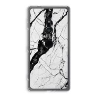 Witte marmer 2: Sony Xperia XZ2 Transparant Hoesje
