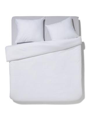 HEMA Dekbedovertrek Satijn 240x200/220 Effen Wit (wit)