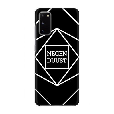 Negenduust geometrisch: Volledig geprint Samsung Galaxy S20 Hoesje