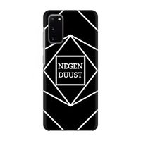 Negenduust geometrisch: Volledig geprint Samsung Galaxy S20 Hoesje