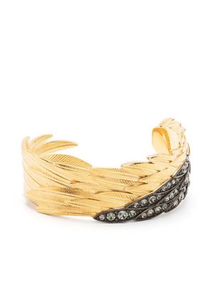 Zadig&Voltaire bracelet à détails de plumes - Or
