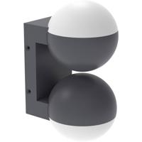 ECO-Light LED-Aussenwandleuchte LOOMA 5138003118 Buitenlamp (wand) Energielabel: D (A - G) LED LED Grijs