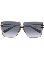 Balmain Eyewear lunettes de soleil à monture oversize - Or - thumbnail