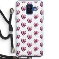 GIRL POWER: Samsung Galaxy A6 (2018) Transparant Hoesje met koord