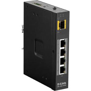 D-Link DIS‑100G‑5PSW Unmanaged L2 Gigabit Ethernet (10/100/1000) Power over Ethernet (PoE) Zwart