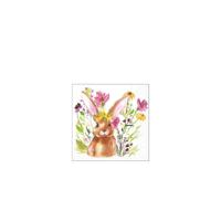 Ambiente servetten 25cm girl bunny