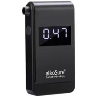 alkoSure Alcoholtester Zwart (mat) 0.00 tot 4.00 ‰ Incl. display, Weergave van verschillende eenheden - thumbnail