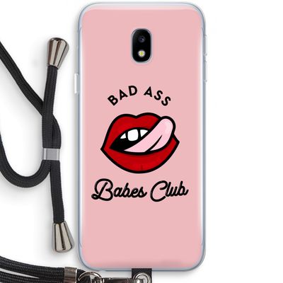 Badass Babes Club: Samsung Galaxy J3 (2017) Transparant Hoesje met koord