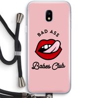 Badass Babes Club: Samsung Galaxy J3 (2017) Transparant Hoesje met koord