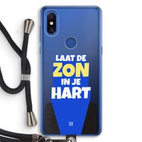 Laat de zon in je hart: Xiaomi Mi Mix 3 Transparant Hoesje met koord