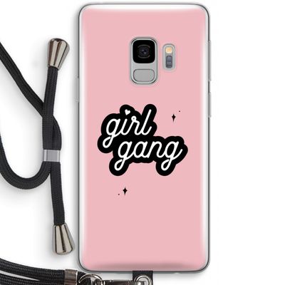 Girl Gang: Samsung Galaxy S9 Transparant Hoesje met koord