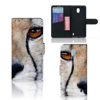 Nokia 1 Plus | Telefoonhoesje | Met pasjeshouder | Cheetah