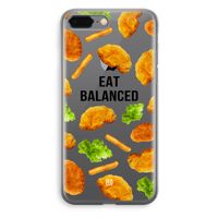 Eat Balanced: iPhone 8 Plus Transparant Hoesje