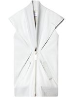 Off-White robe courte Co S/S à design sans manches - Blanc