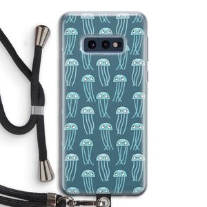 Kwallie: Samsung Galaxy S10e Transparant Hoesje met koord