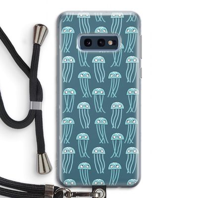 Kwallie: Samsung Galaxy S10e Transparant Hoesje met koord