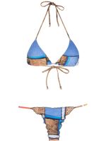 Amir Slama bikini à rayures - Bleu - thumbnail