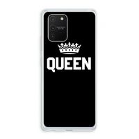 Queen zwart: Samsung Galaxy S10 Lite Transparant Hoesje