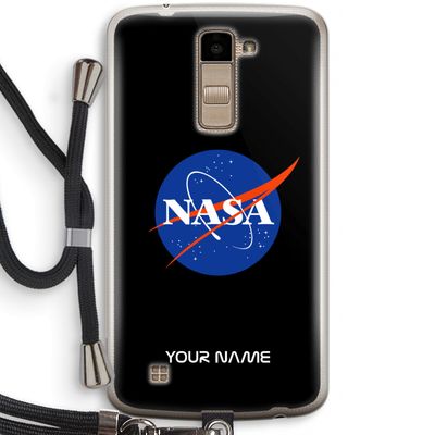 NASA: LG K10 (2016) Transparant Hoesje met koord