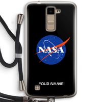 NASA: LG K10 (2016) Transparant Hoesje met koord