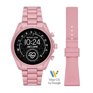 Horlogeband Smartwatch Michael Kors MKT5098 Aluminium Roze 22mm