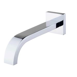 Inbouw baduitloop 20cm 1/2&apos;chroom Rombo vierkant